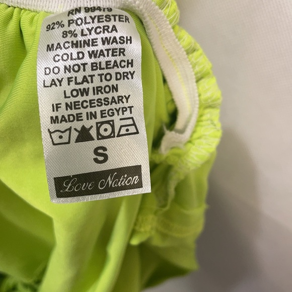 Ruched Bodycon Neon Lights Low Back Dress - Picture 7 of 7